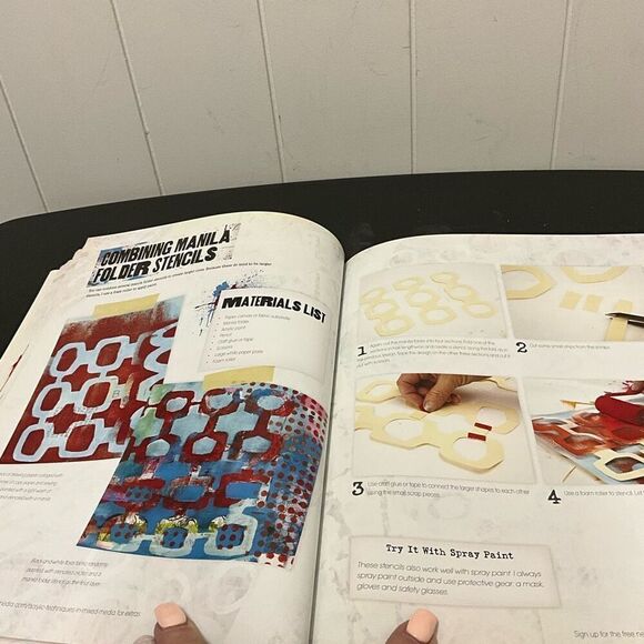 Acrylic Techniques in Mixed Media - Scribble, Stencil, Stamp by Roxeanne Padgett - Picture 12 of 16